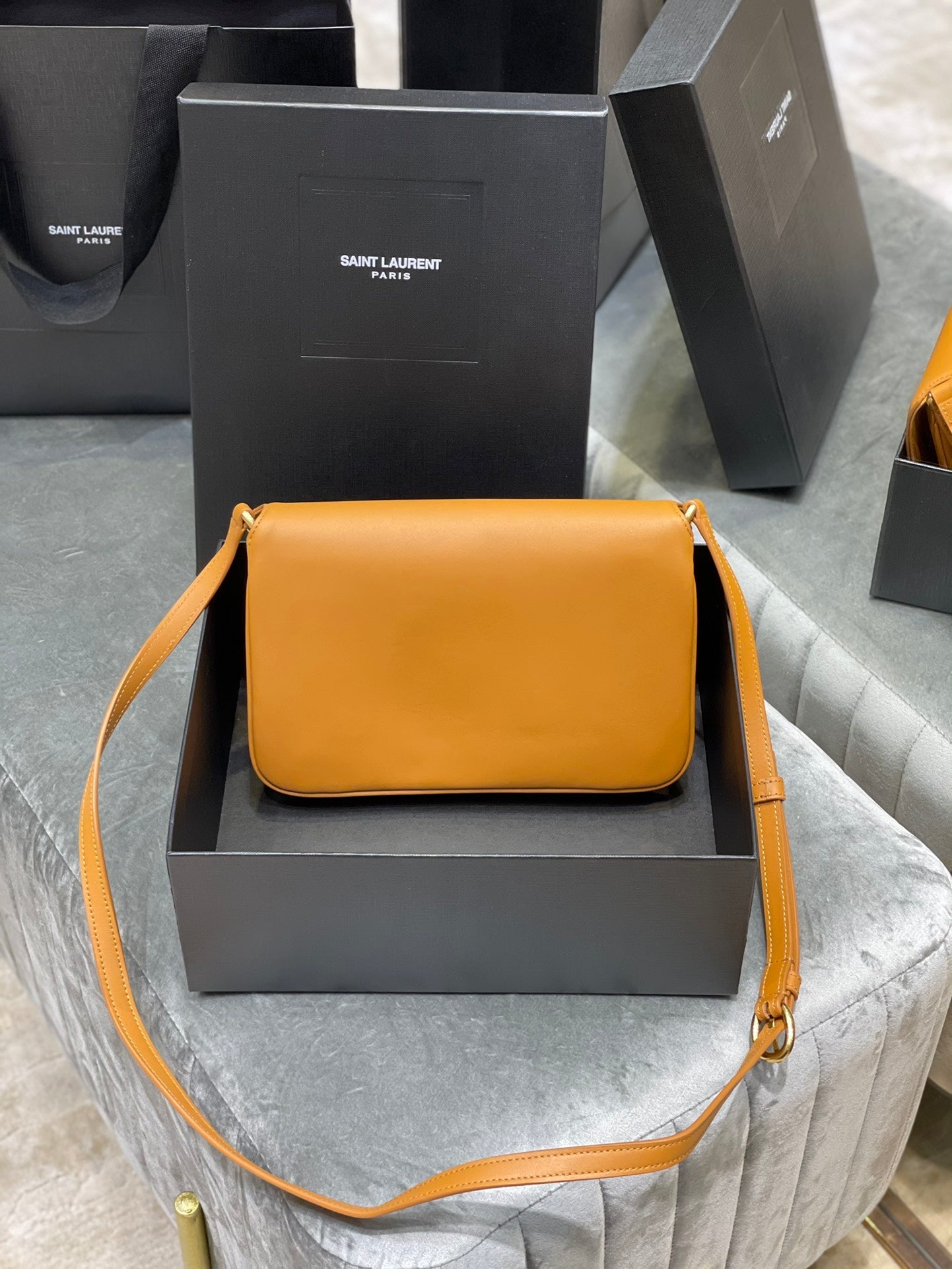 YSL Le Maillon Satchel In Smooth Leather Bag