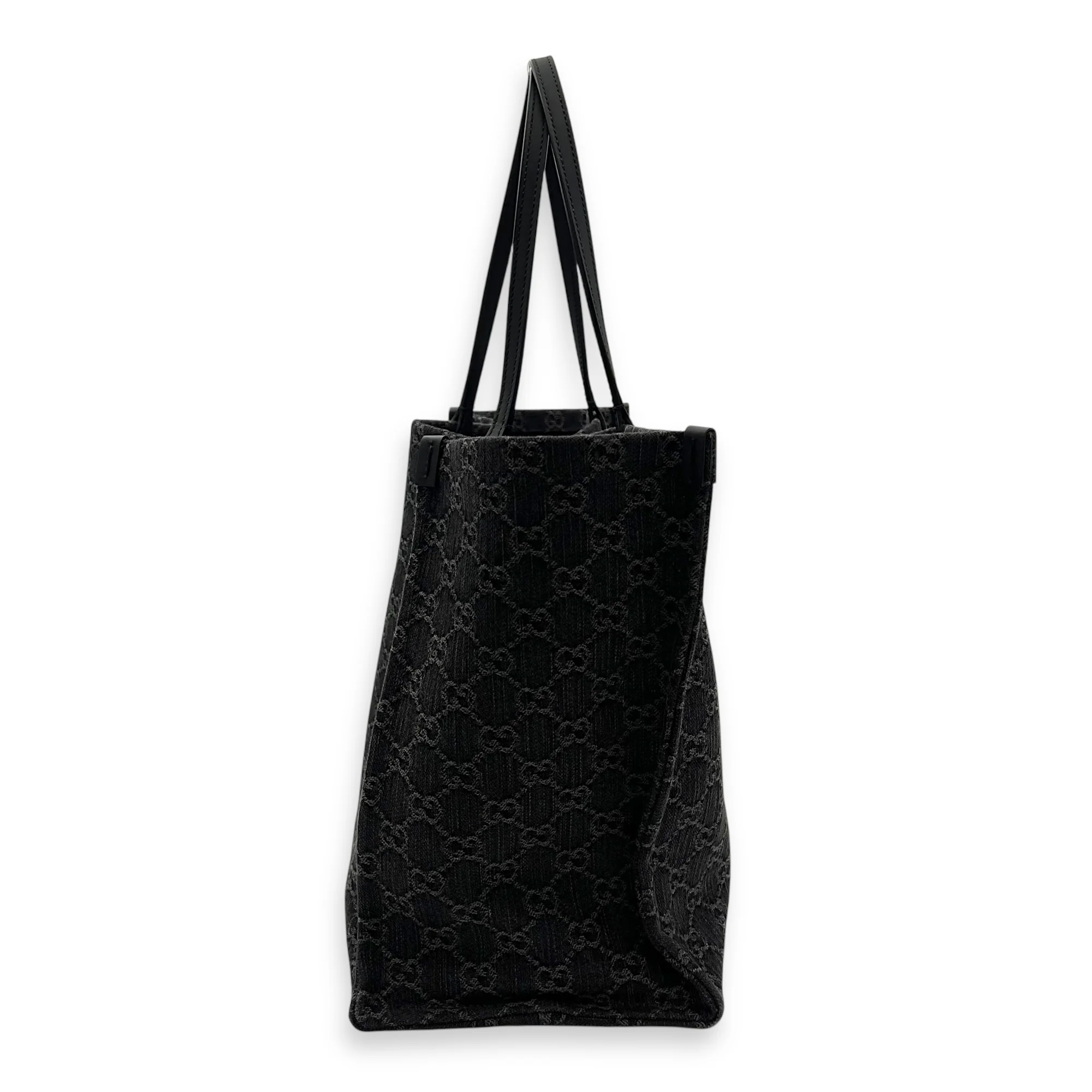Ophidia Large Grey Tote Bag in Denim