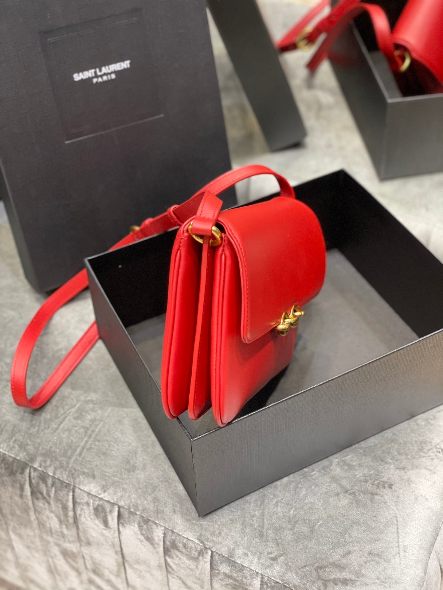 YSL Le Maillon Satchel In Smooth Leather Bag