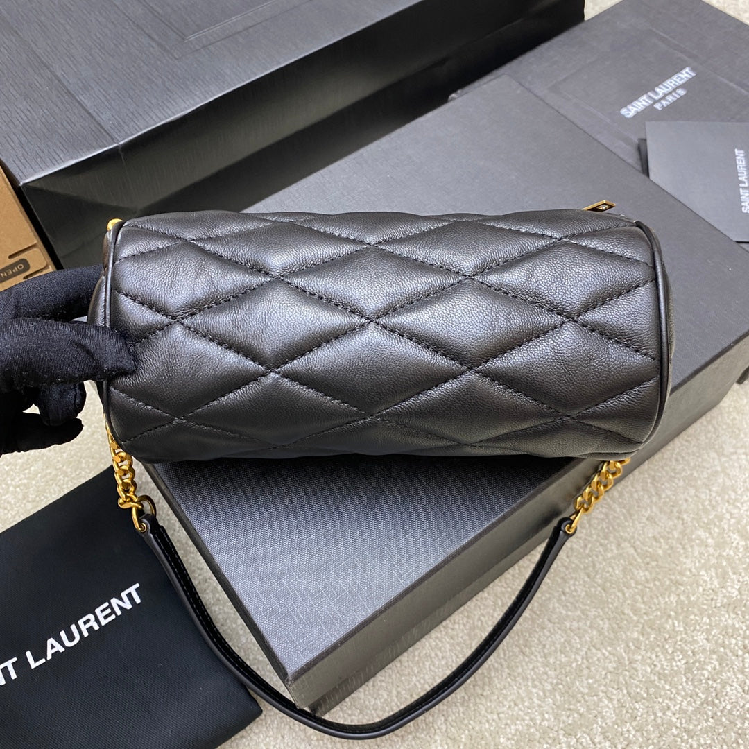 YSL SADE SMALL TUBE BAG IN QUILTED LAMBSKIN