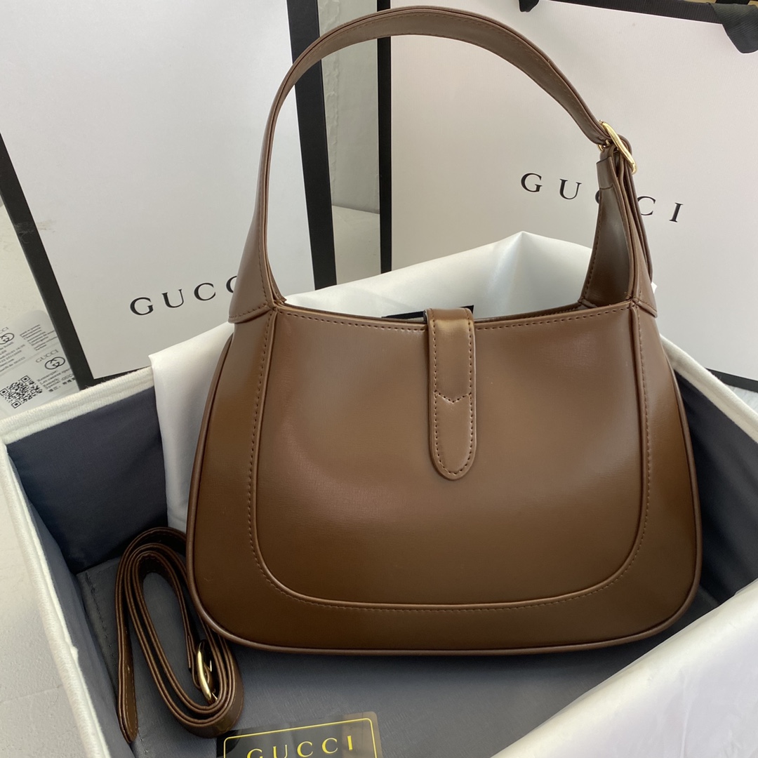 Gucci Jackie 1961 small shoulder bag-Brown - Bag