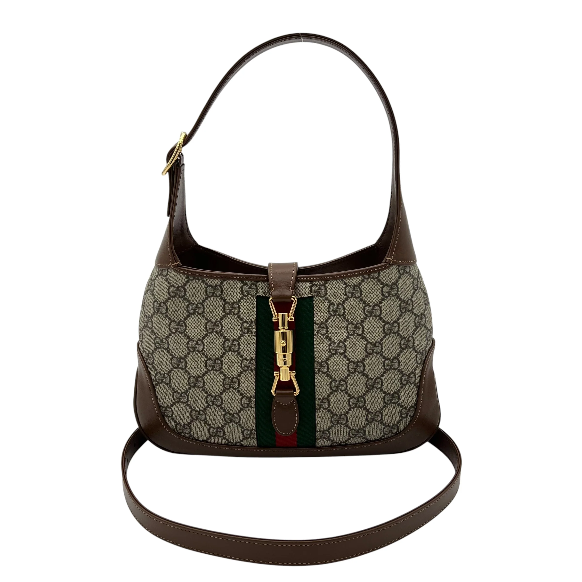 Jackie 1961 Top Handle Bag Beige in Coated Canvas, Gold hardware