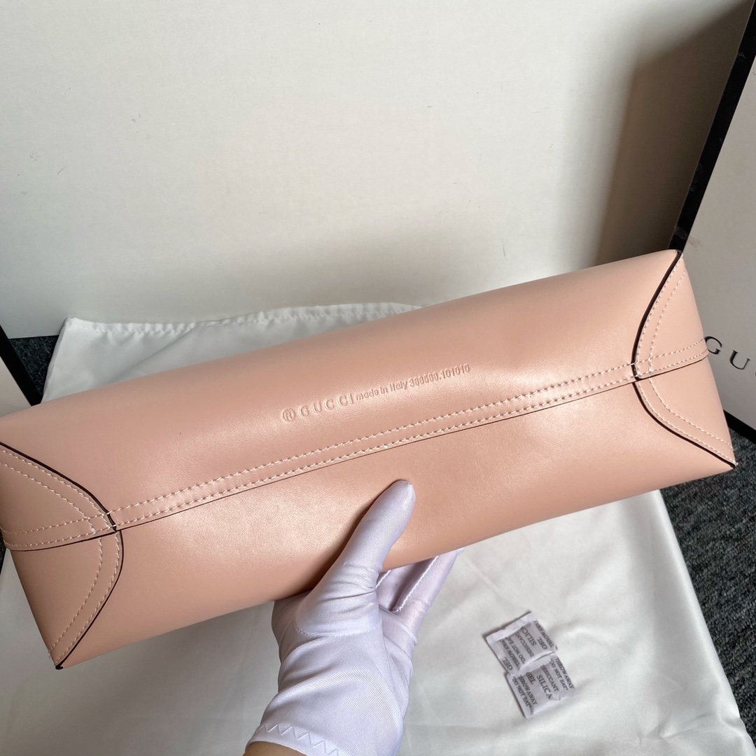 Gucci GG Monogram Medium Reversible Tote Beige Dark Cipria - Bag