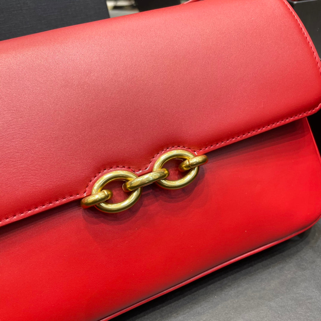 YSL Le Maillon Satchel In Smooth Leather Bag