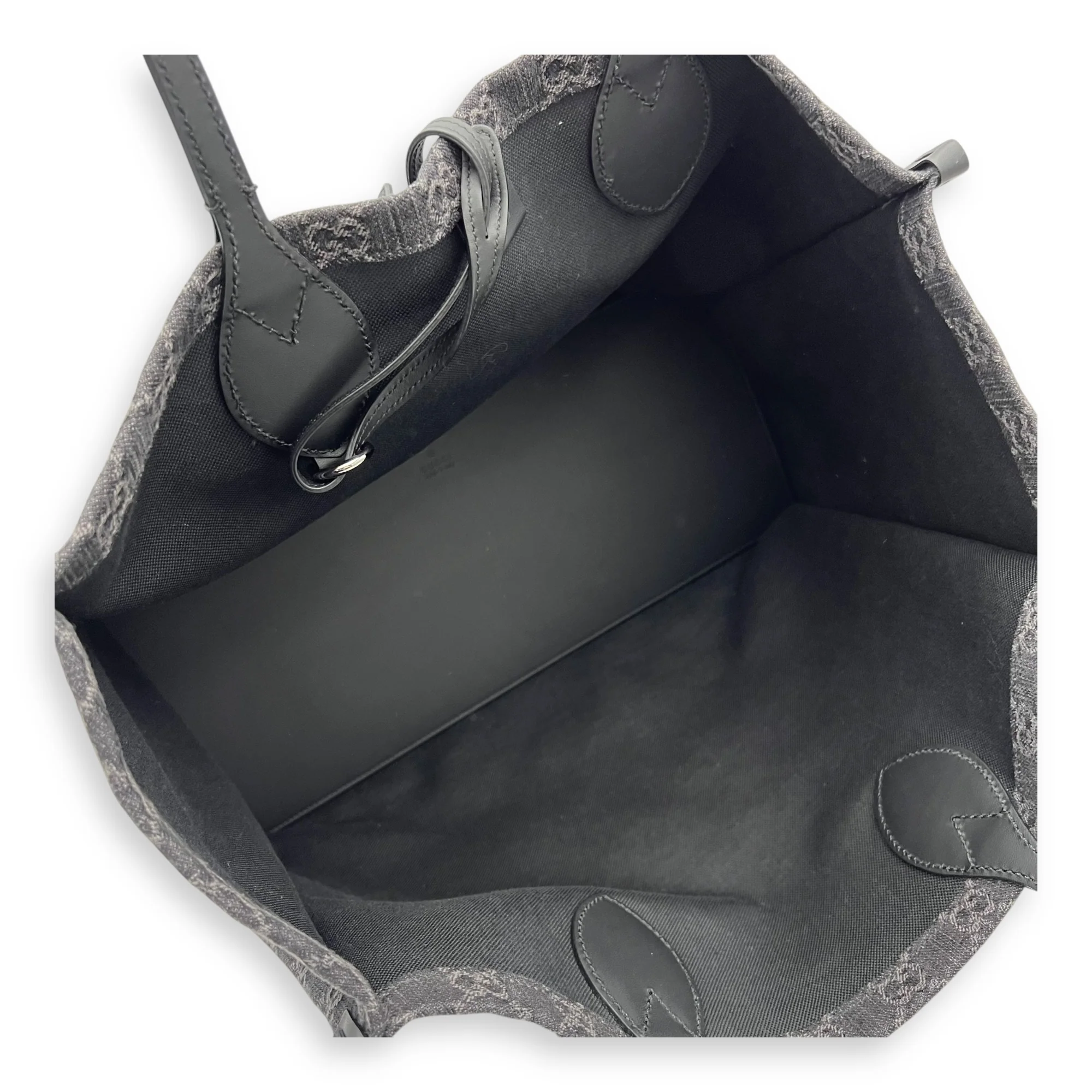 Ophidia Large Grey Tote Bag in Denim