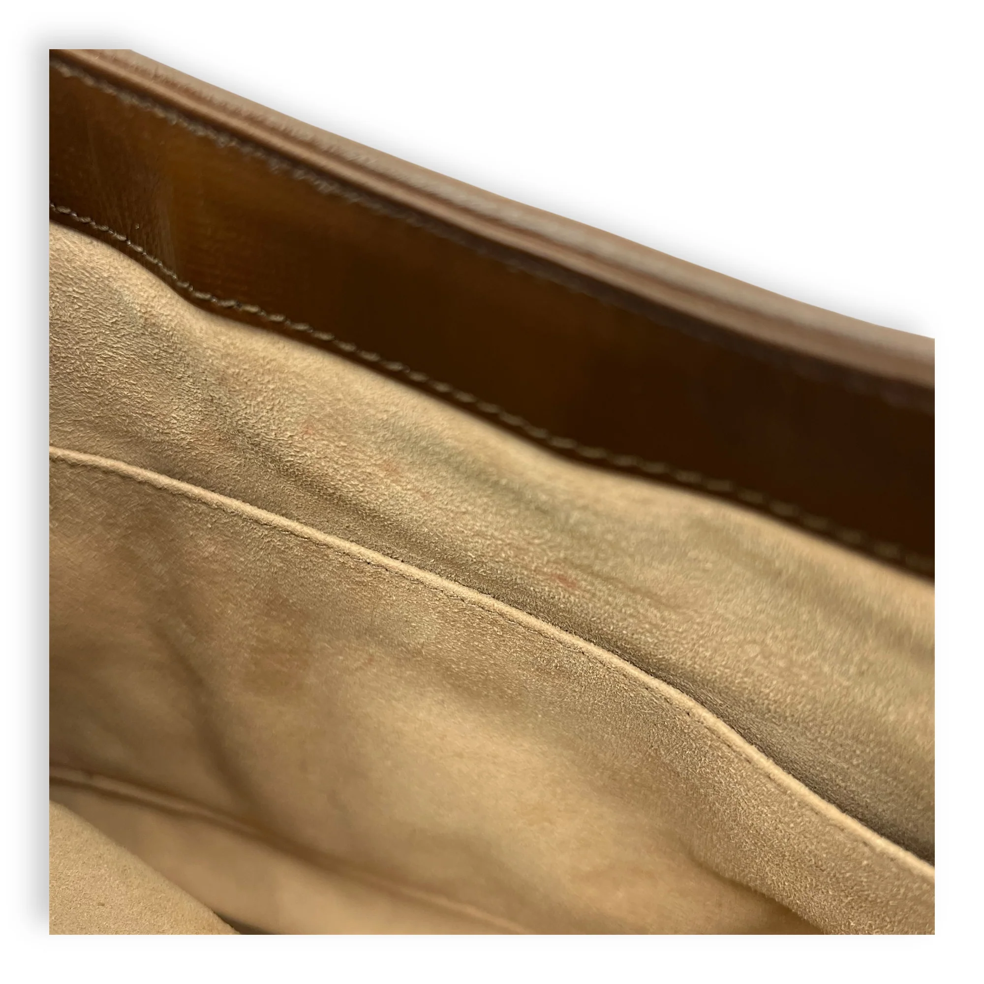 Jackie 1961 Shoulder Bag Brown in Coated Canvas, Gold hardware