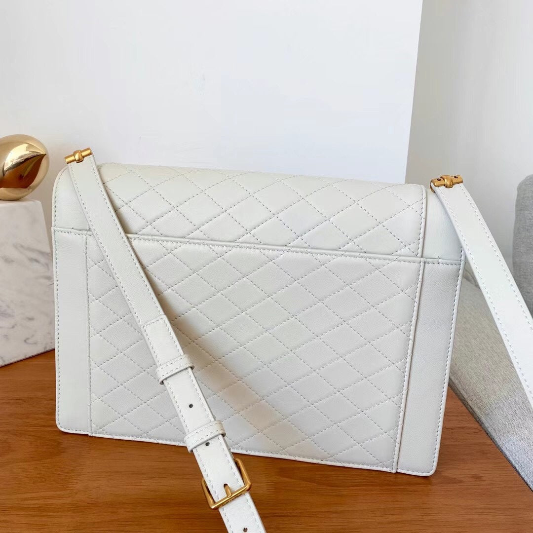 YSL Gaby Satchel Bag in Quilted Lambskin