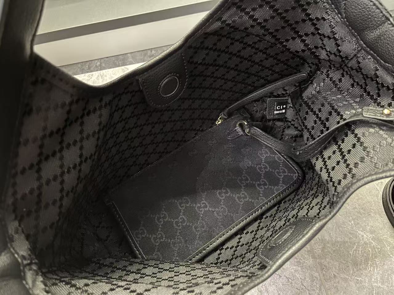 Gucci Giglio Small tote bag Dark black - Bag