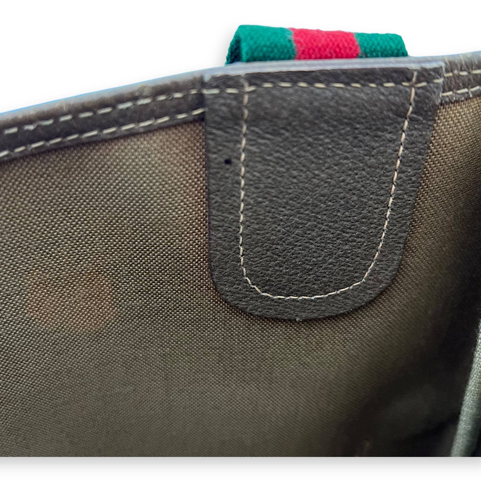 Vintage Tote Bag Beige in Coated Canvas, Gold hardware