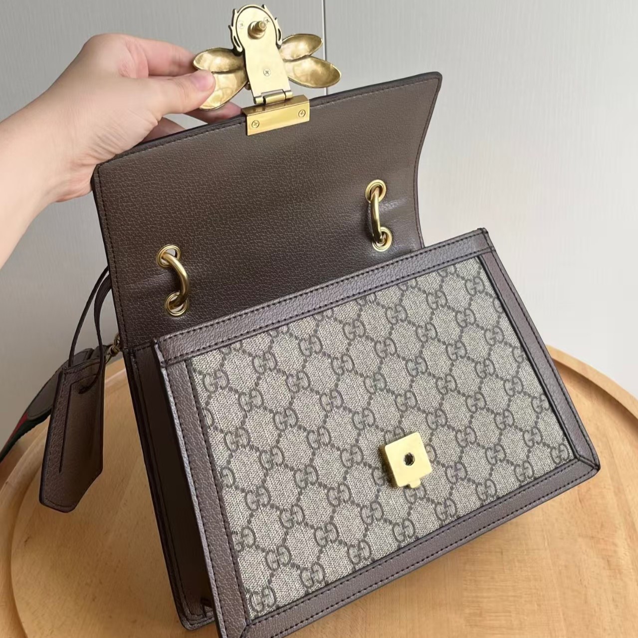 Gucci Queen Margaret Bee Top Handle Bag