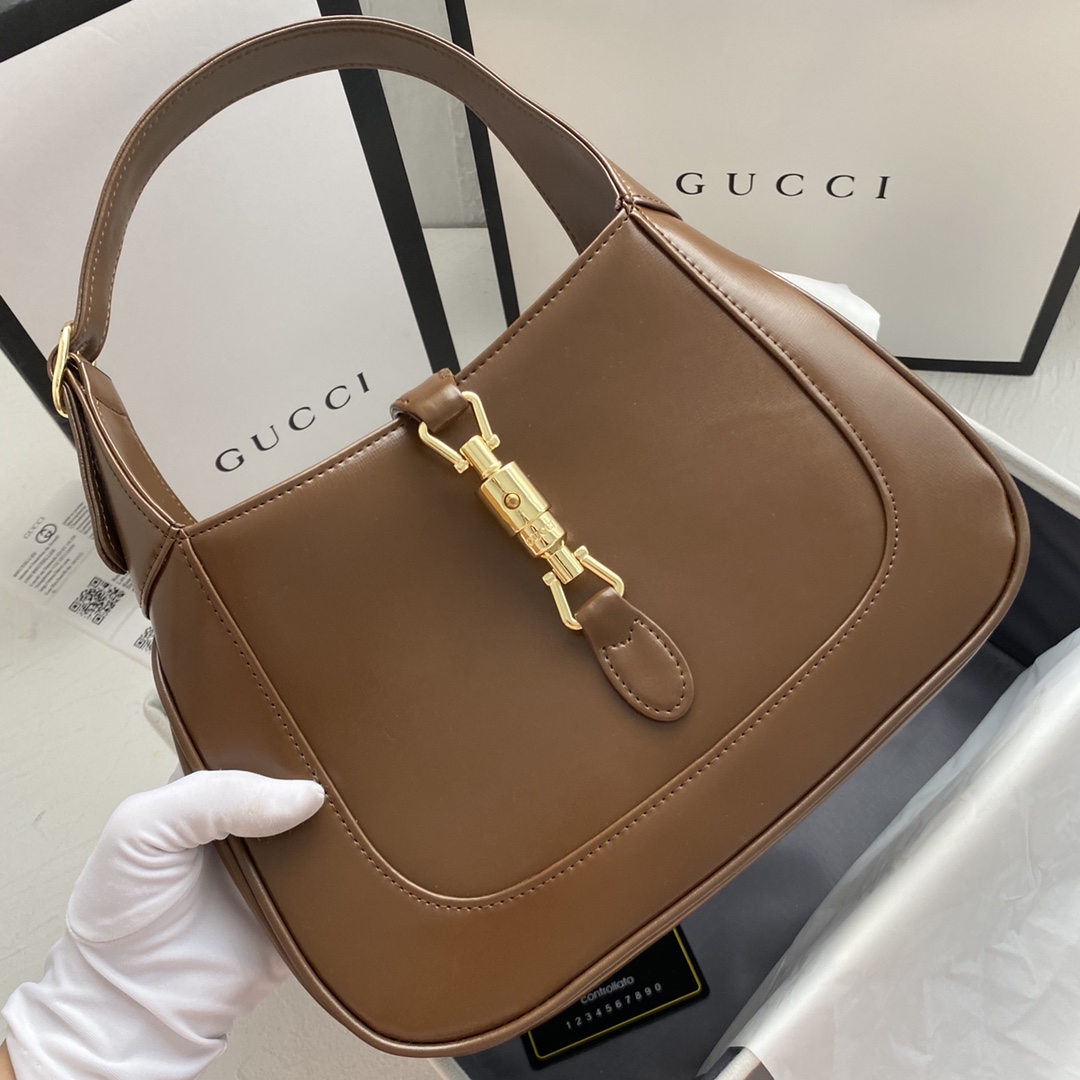 Gucci Jackie 1961 small shoulder bag-Brown - Bag