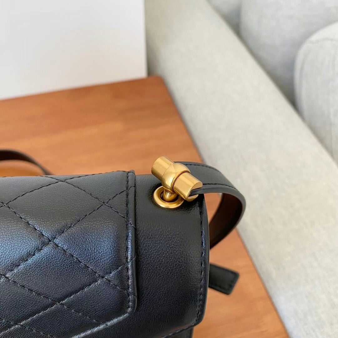 YSL Gaby Satchel Bag in Quilted Lambskin