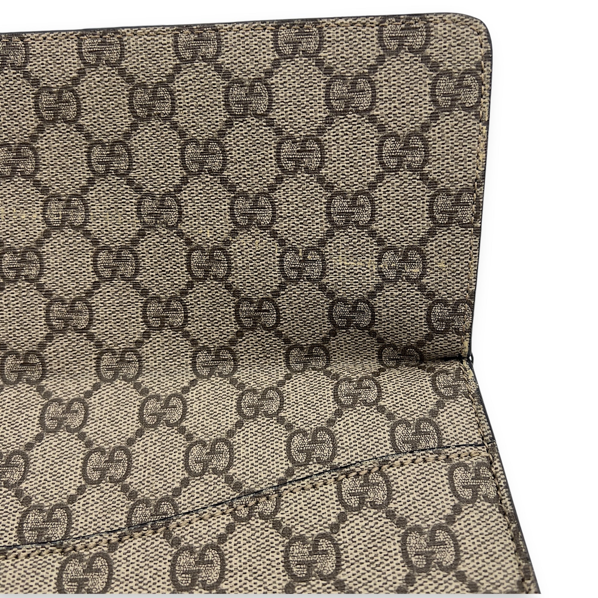 Dionysus Shoulder Bag Beige in Coated Canvas, Silver hardware
