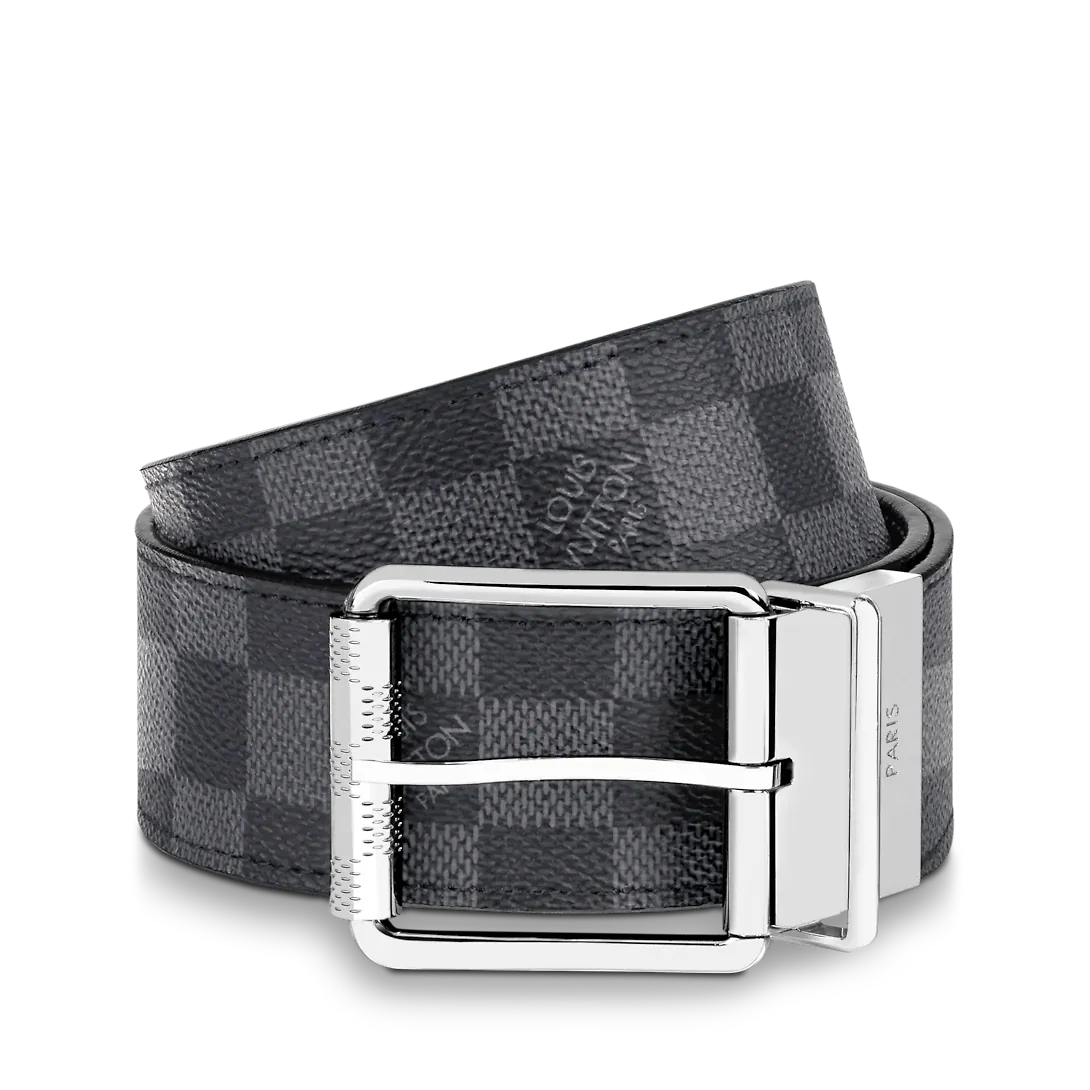 Damier Print 40MM Reversible
