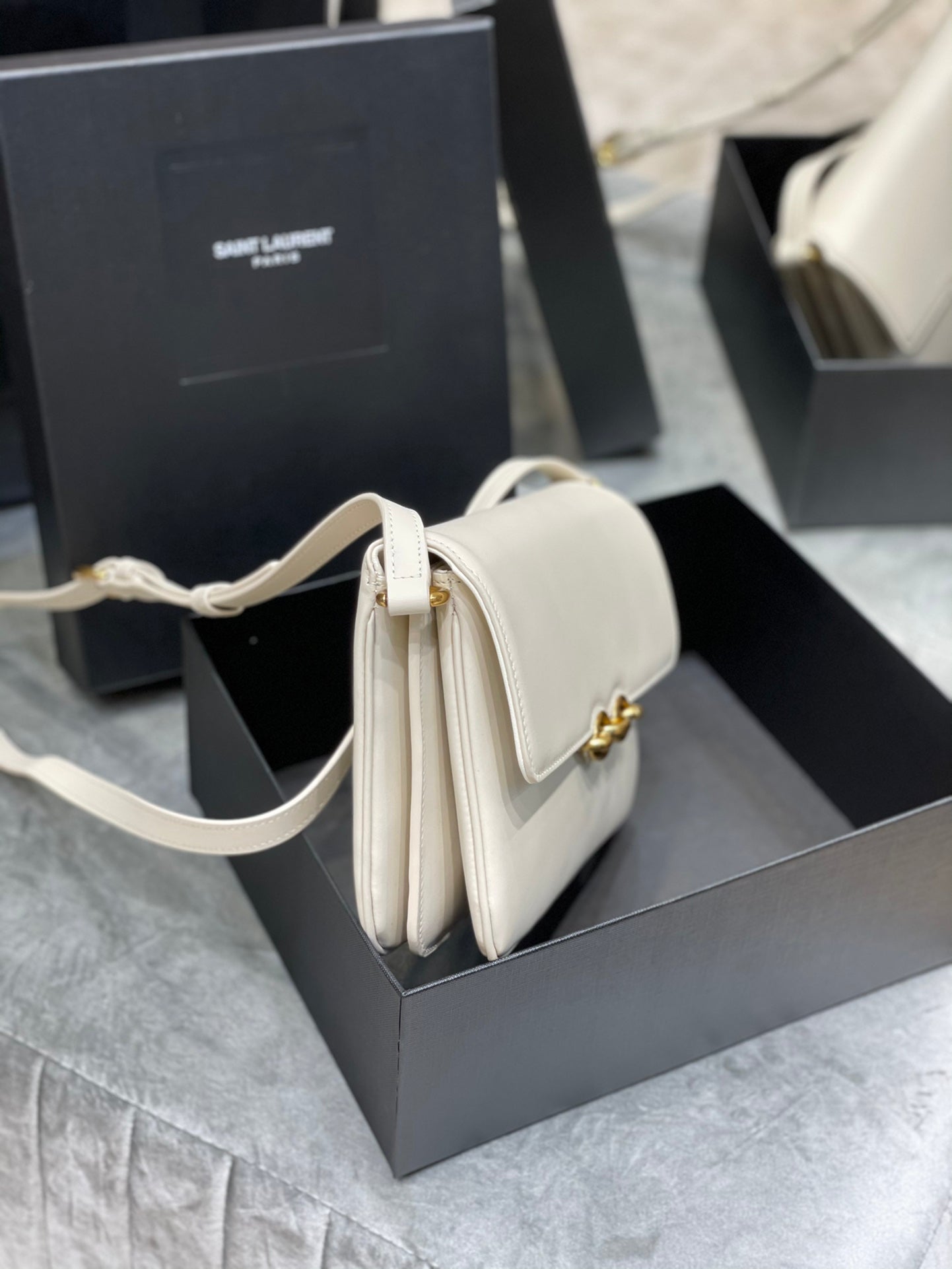 YSL Le Maillon Satchel In Smooth Leather Bag