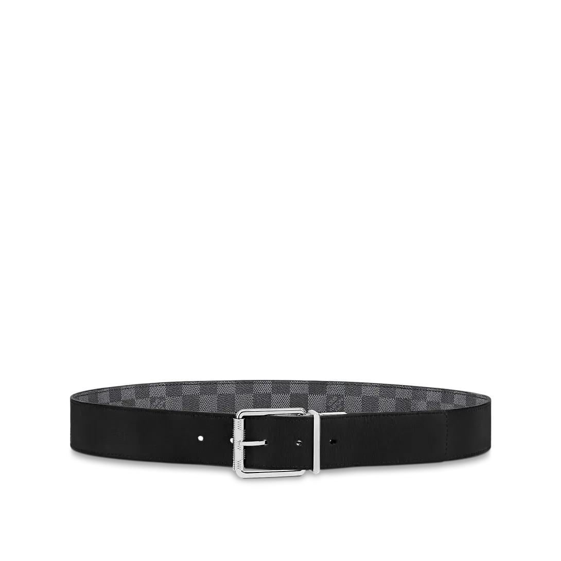 Damier Print 40MM Reversible