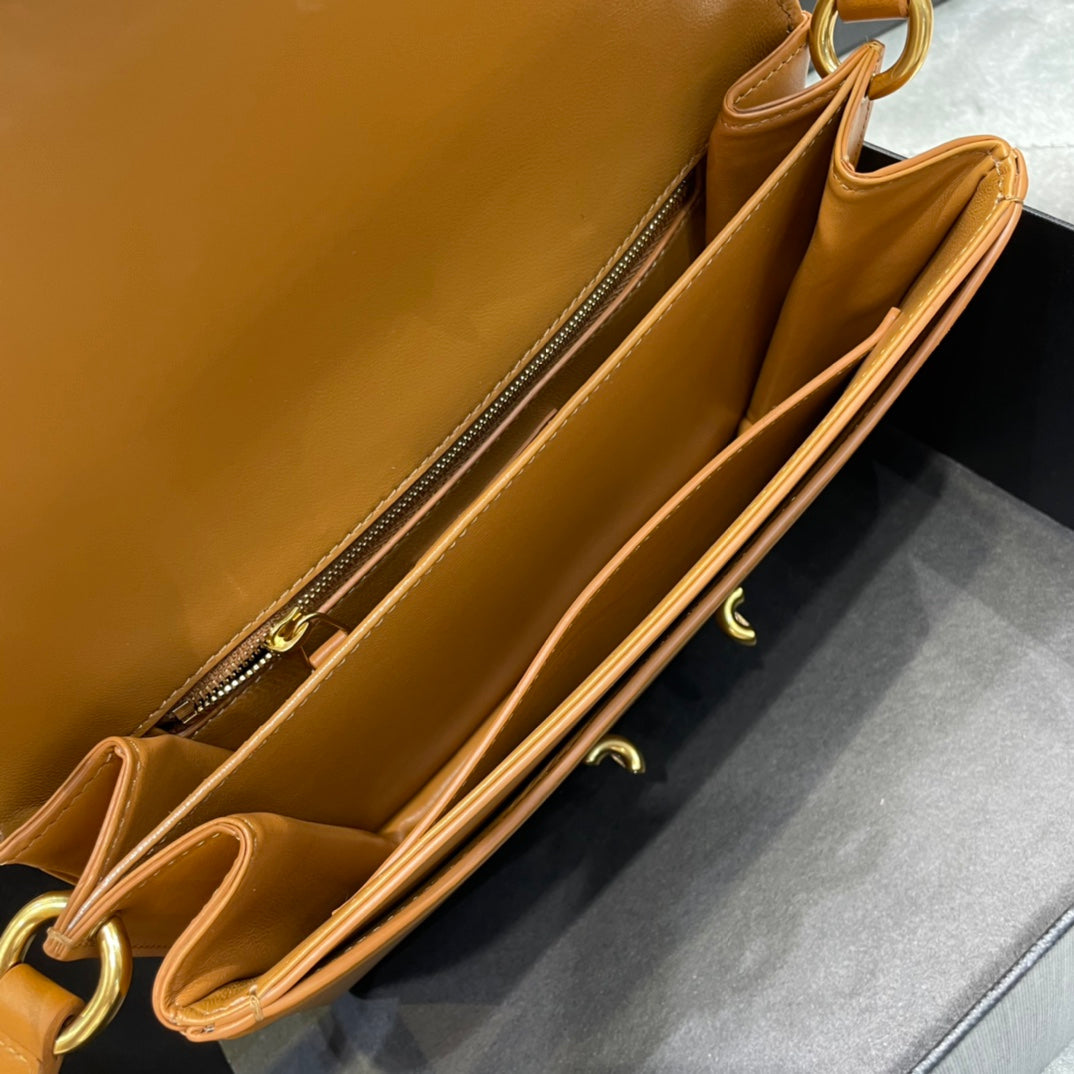 YSL Le Maillon Satchel In Smooth Leather Bag