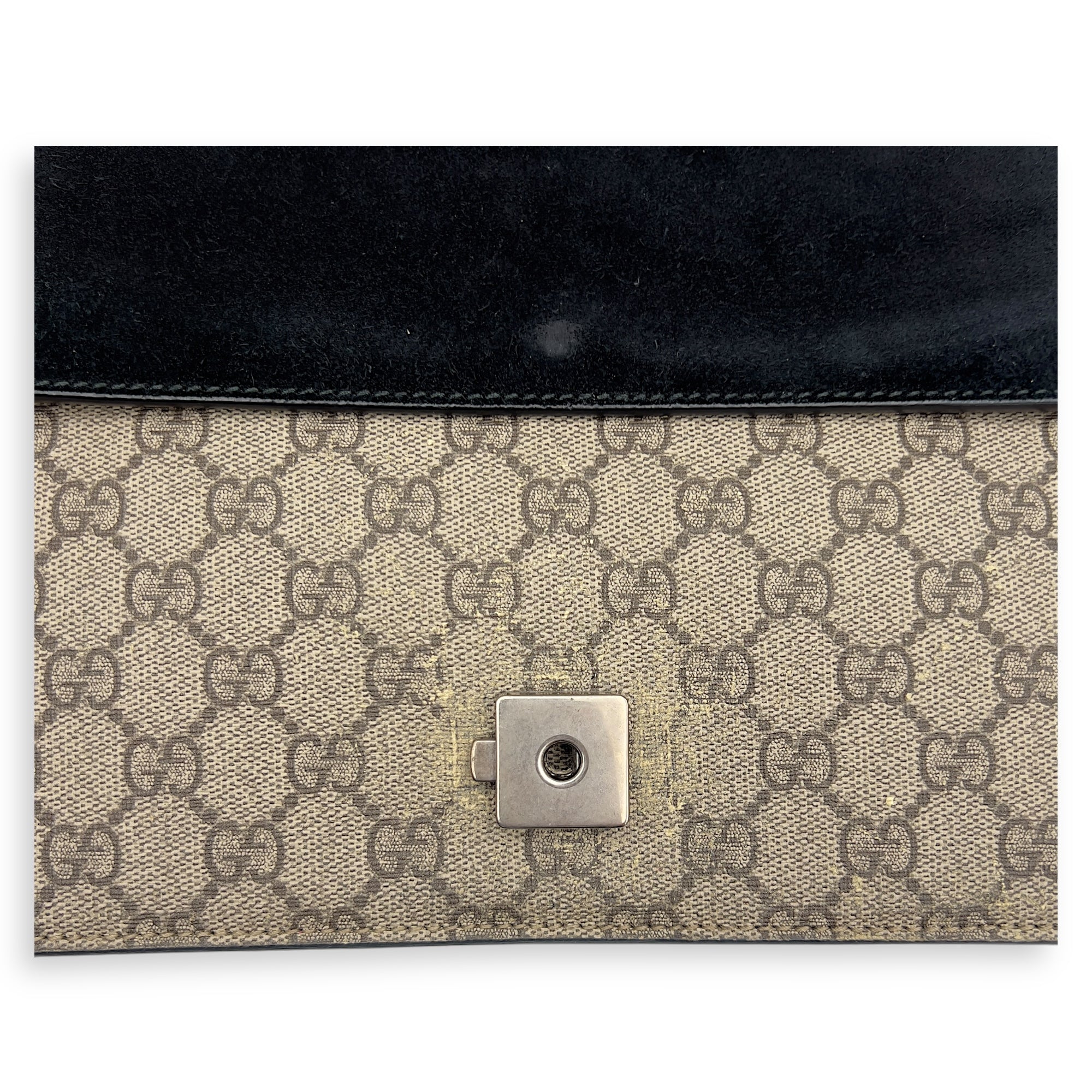 Dionysus Shoulder Bag Beige in Coated Canvas, Silver hardware