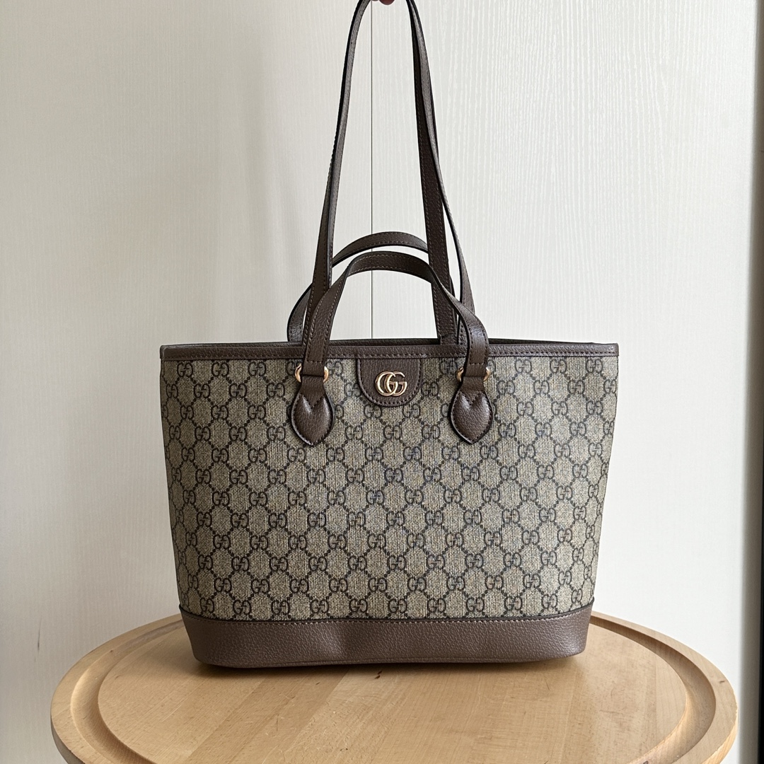 Gucci Ophidia Large Tote Bag - Gray Bag