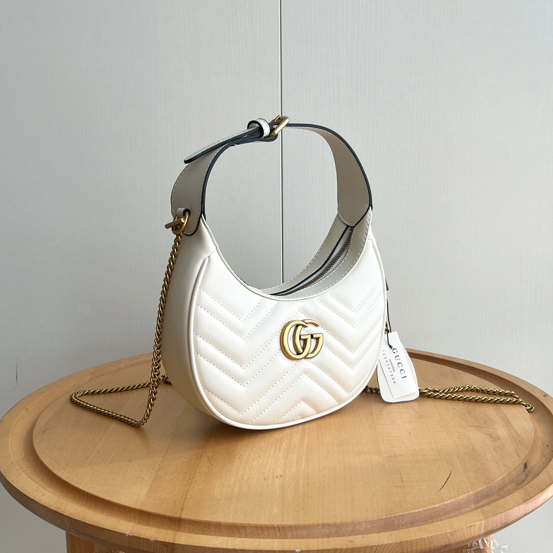 Gucci GG Marmont Small shoulder Bag White - Bag