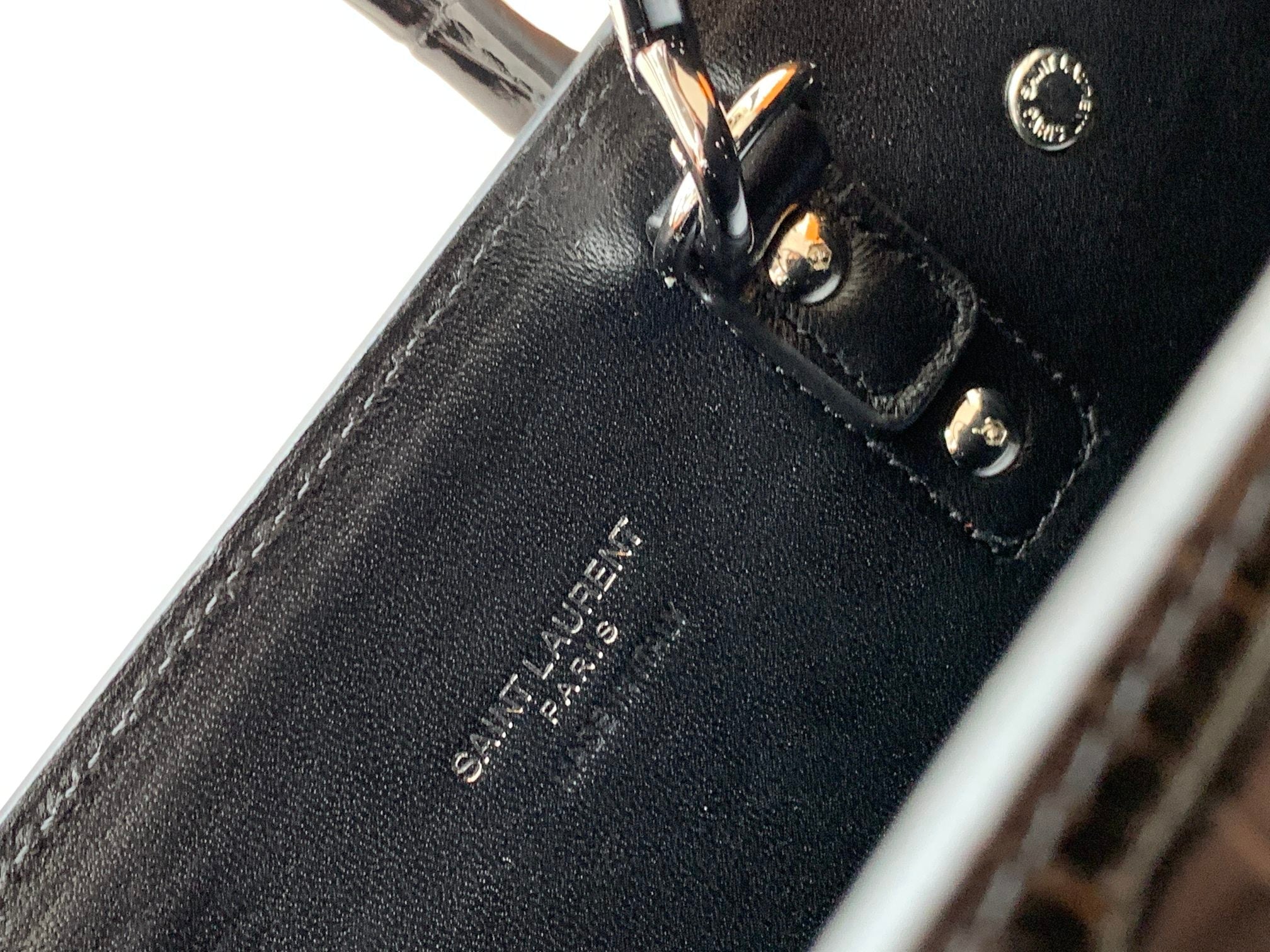 YSL Classic Sac De Jour Nano In Crocodile Shiny Embossed Leather