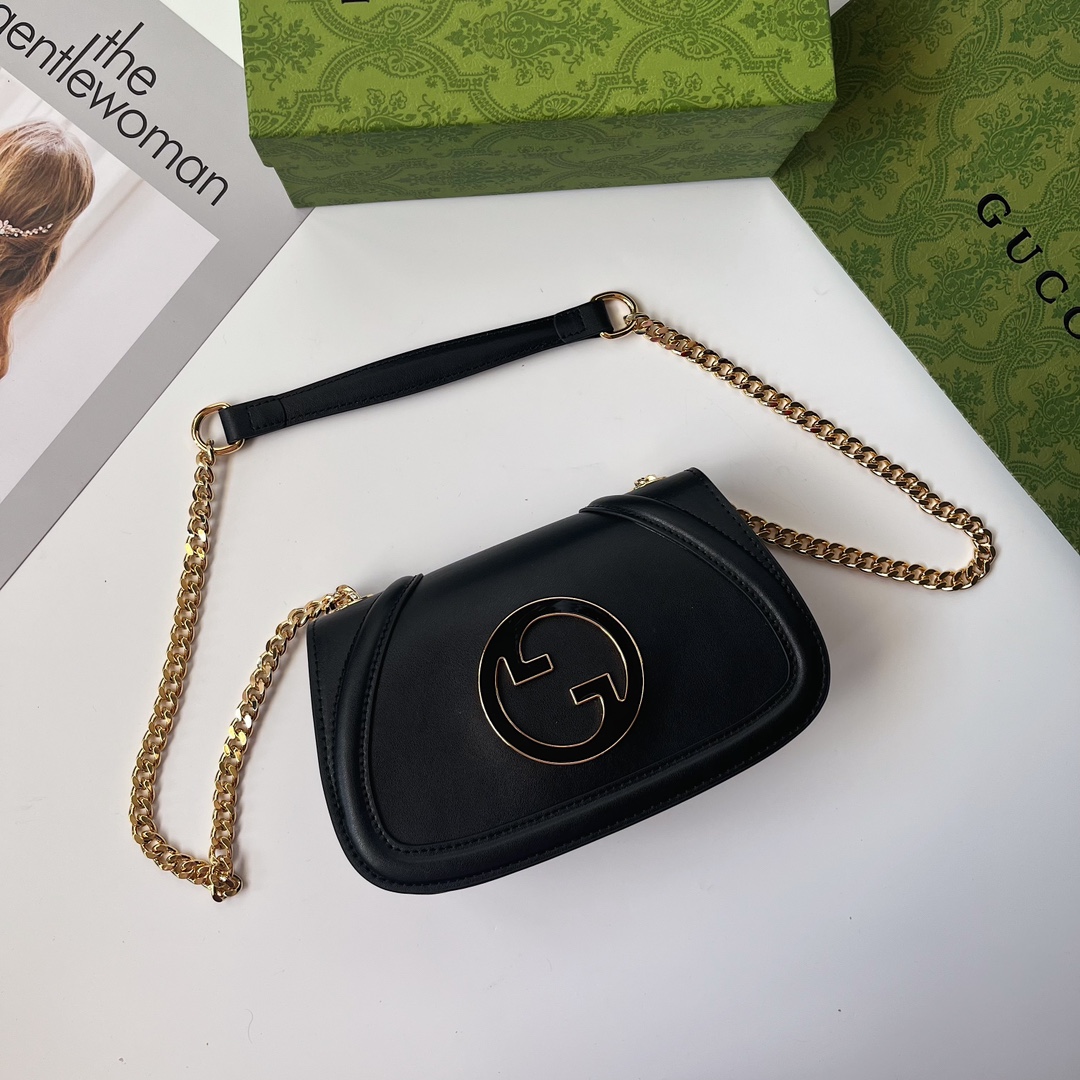 Gucci Blondie Mini Shoulder Bag - Black Bag