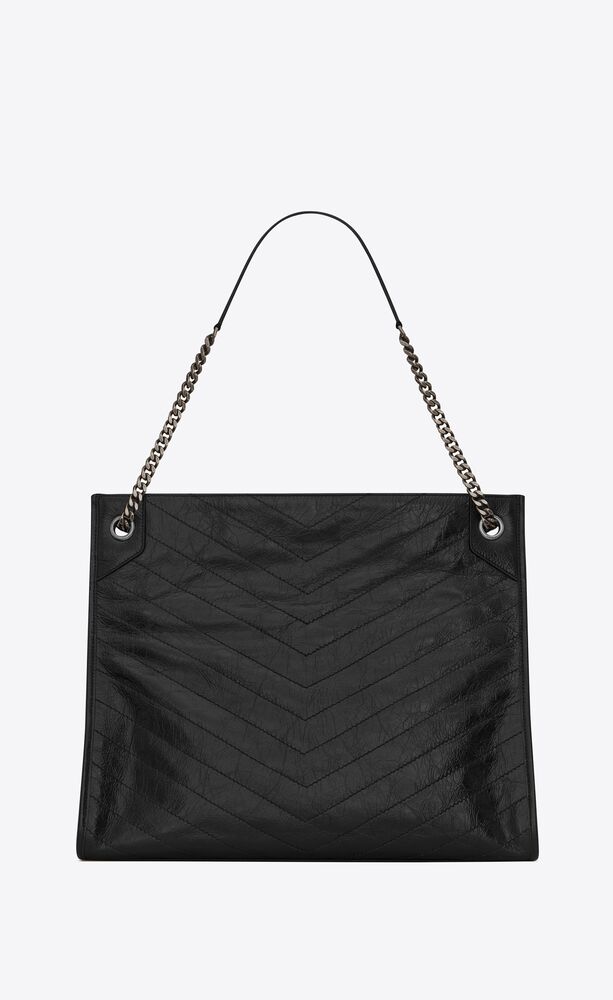 NIKI LARGE SHOPPING IN CRINKLED VINTAGE LEATHER