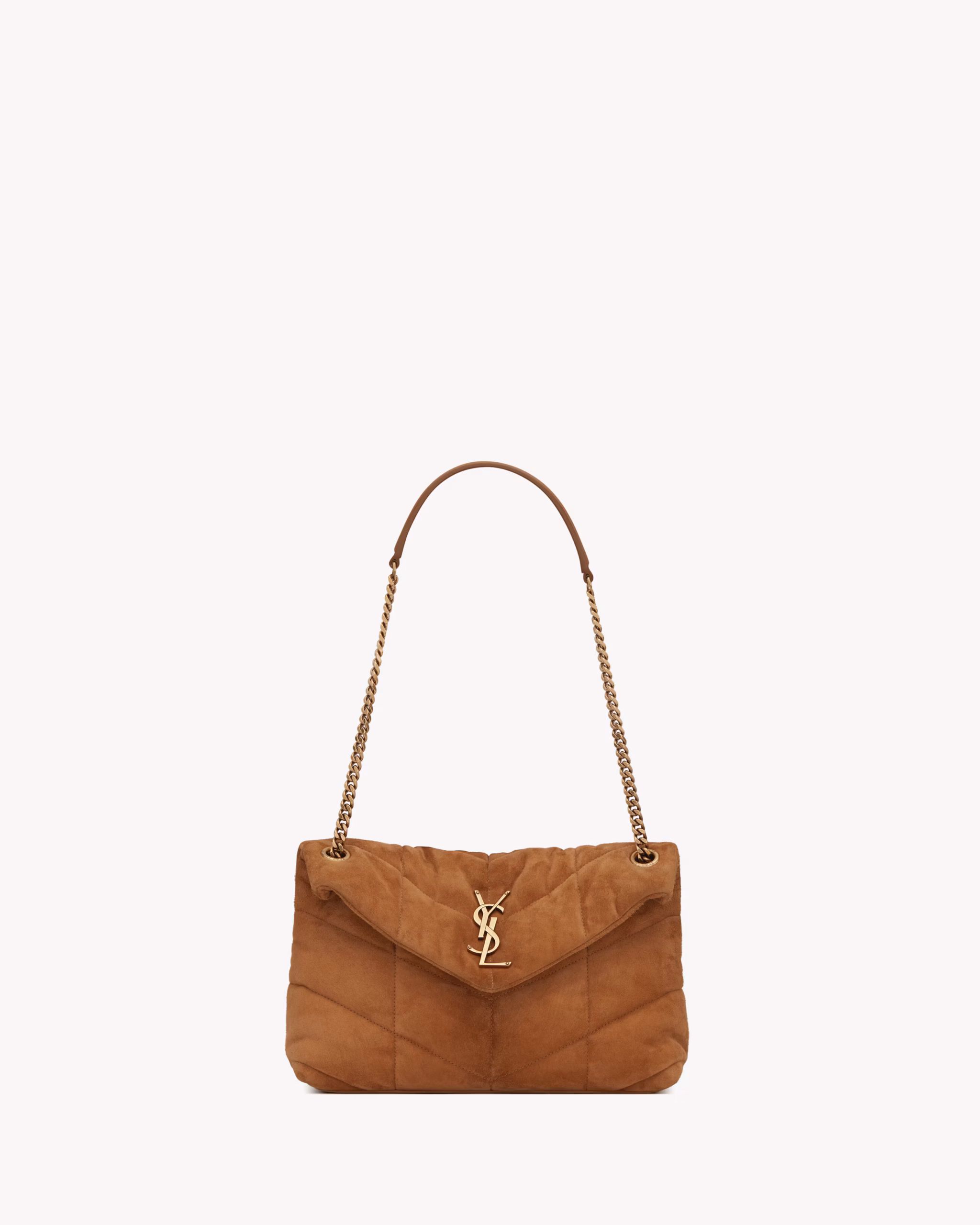 YSL PUFFER SMALL in suede