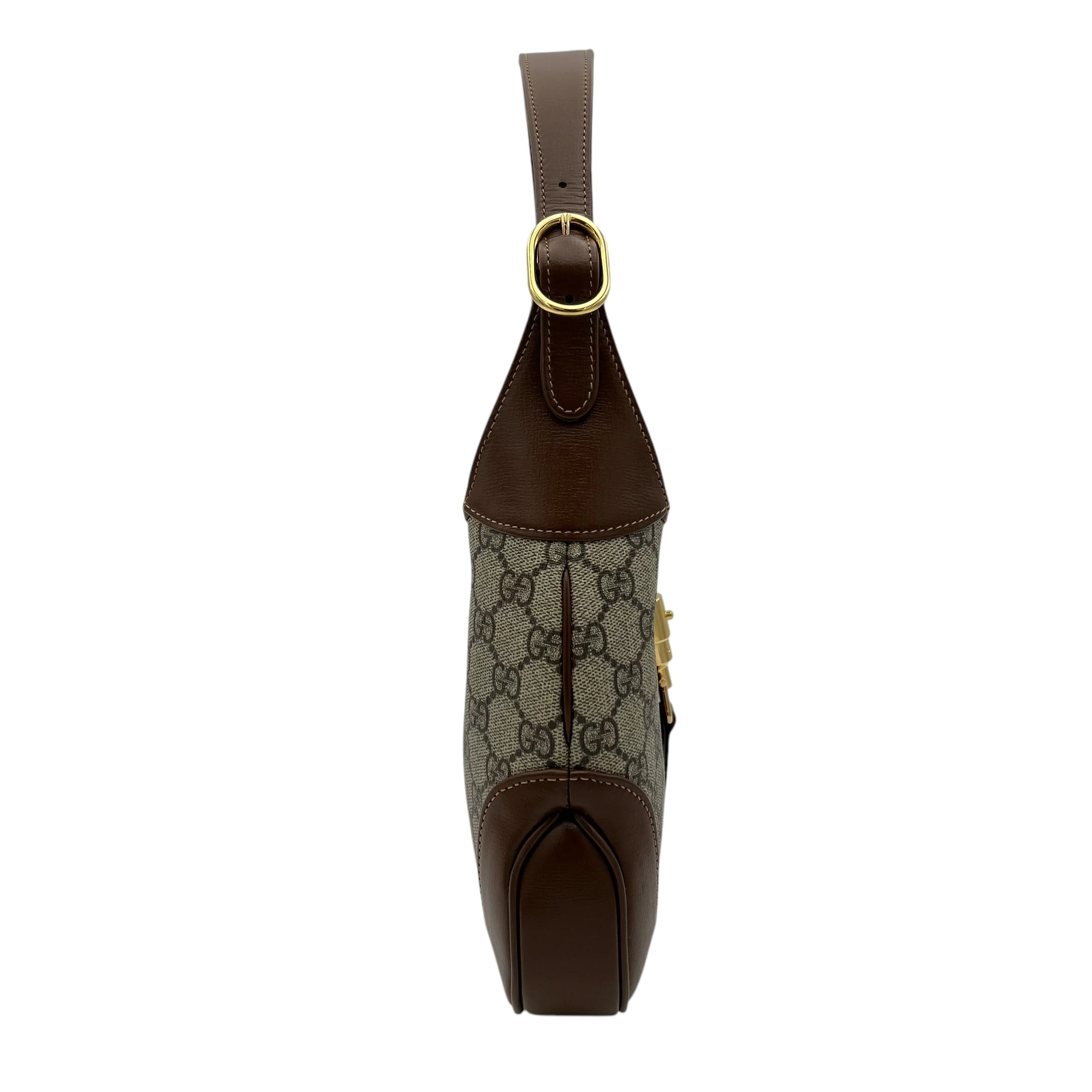 Jackie 1961 Top Handle Bag Beige in Coated Canvas, Gold hardware
