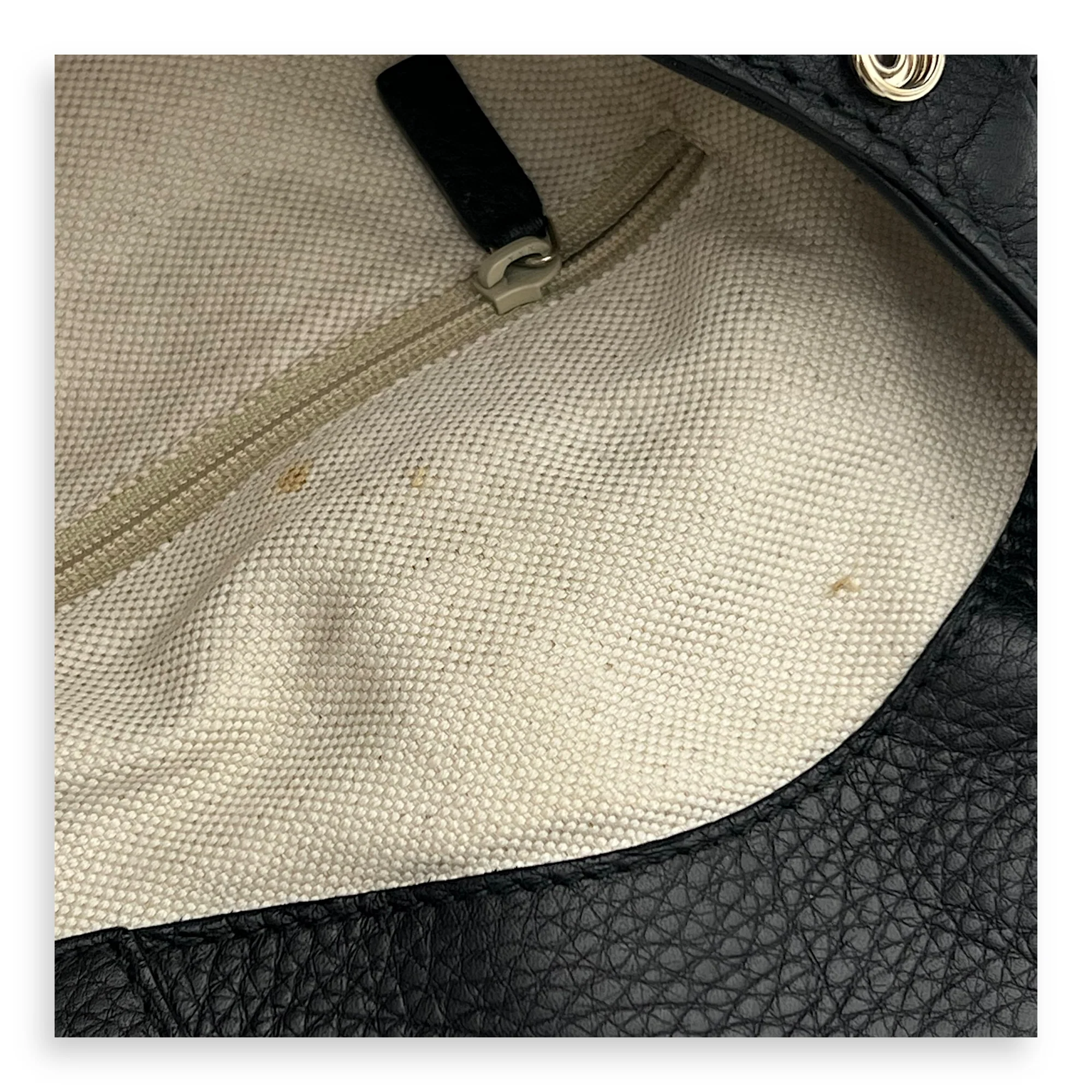 Sukey Black Top Handle Bag in Calfskin, Light Gold hardware