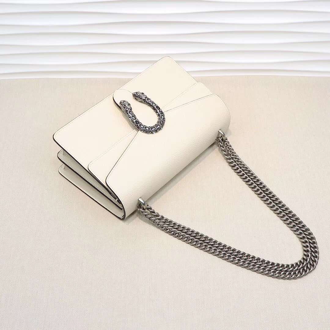 Gucci DIONYSUS White Leather Shoulder Bag
