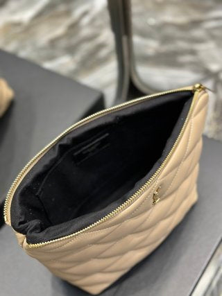 YSL Sade Quilted Leather Pouch