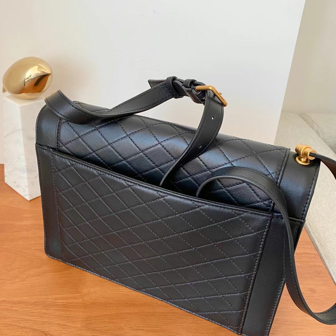 YSL Gaby Satchel Bag in Quilted Lambskin