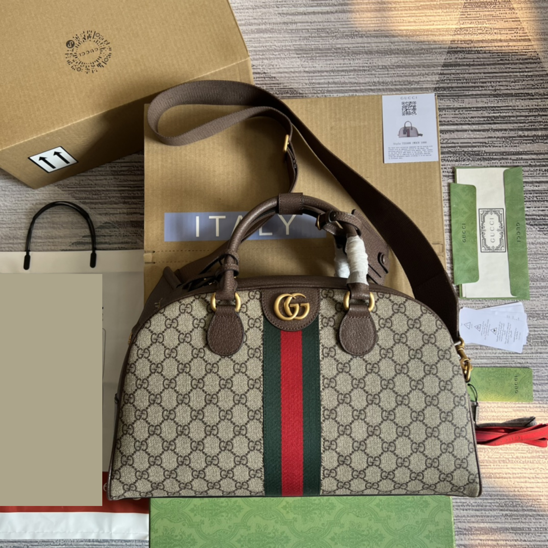 Gucci Ophidia GG Top Handle - Bag