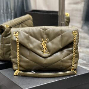 YSL PUFFER MEDIUM BAG IN QUILTED LAMBSKIN