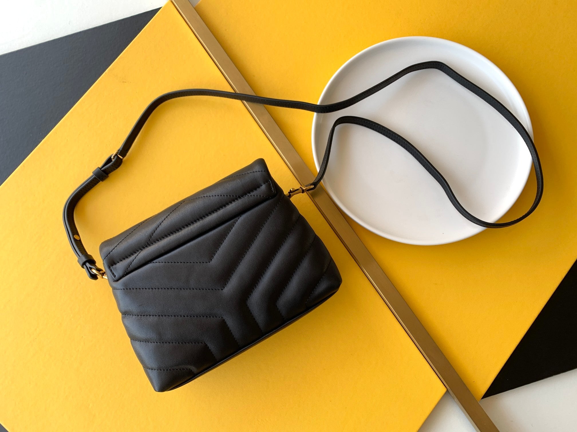 YSL Loulou Toy Bag In Matelasse Y Leather