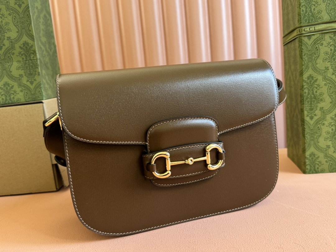 Gucci Azalea Horsebit 1955 Shoulder Bag Brown Sugar - Bag