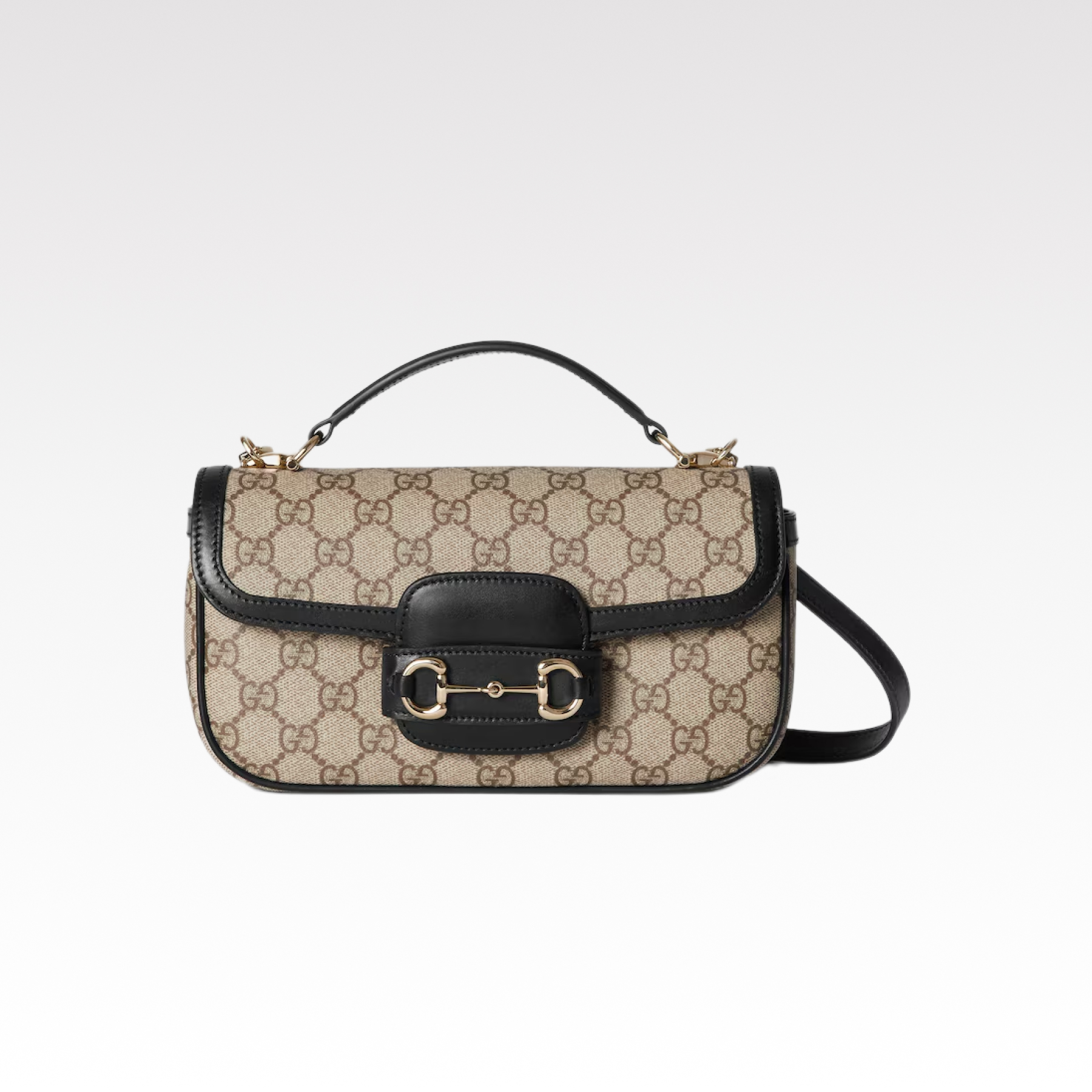 Gucci Horsebit 1955 Small Black Shoulder Bag