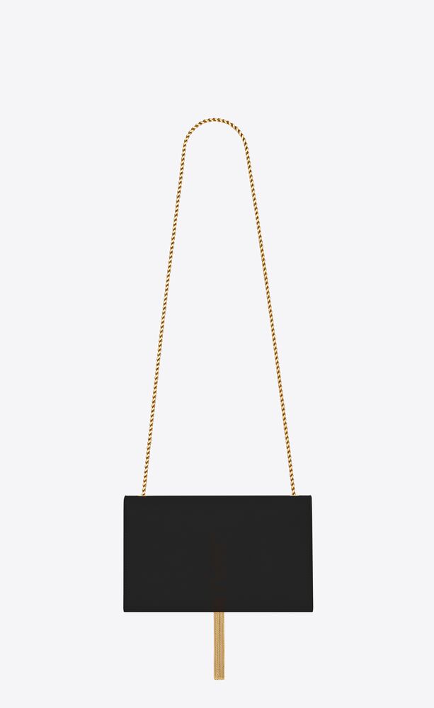 KATE MEDIUM TASSEL IN GRAIN DE POUDRE EMBOSSED LEATHER