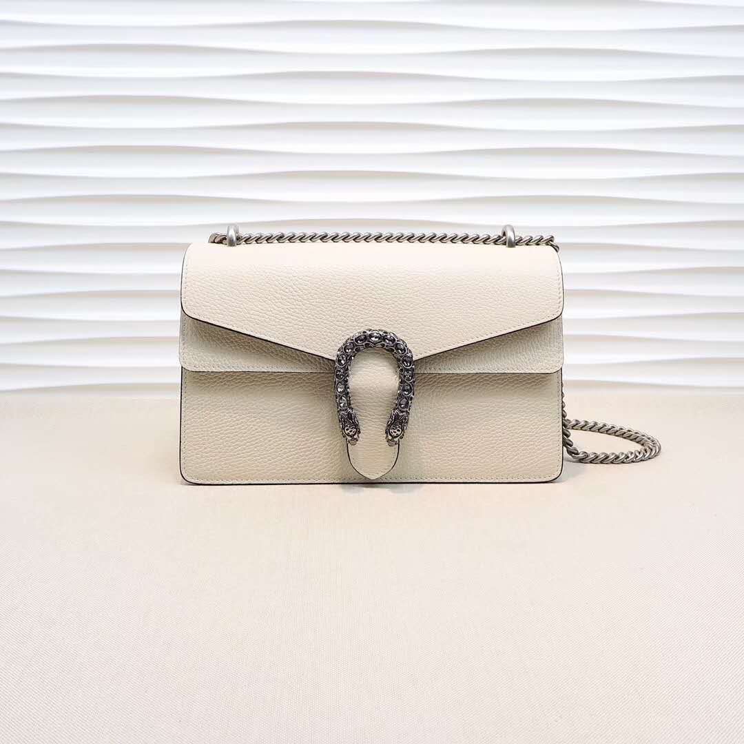 Gucci DIONYSUS White Leather Shoulder Bag