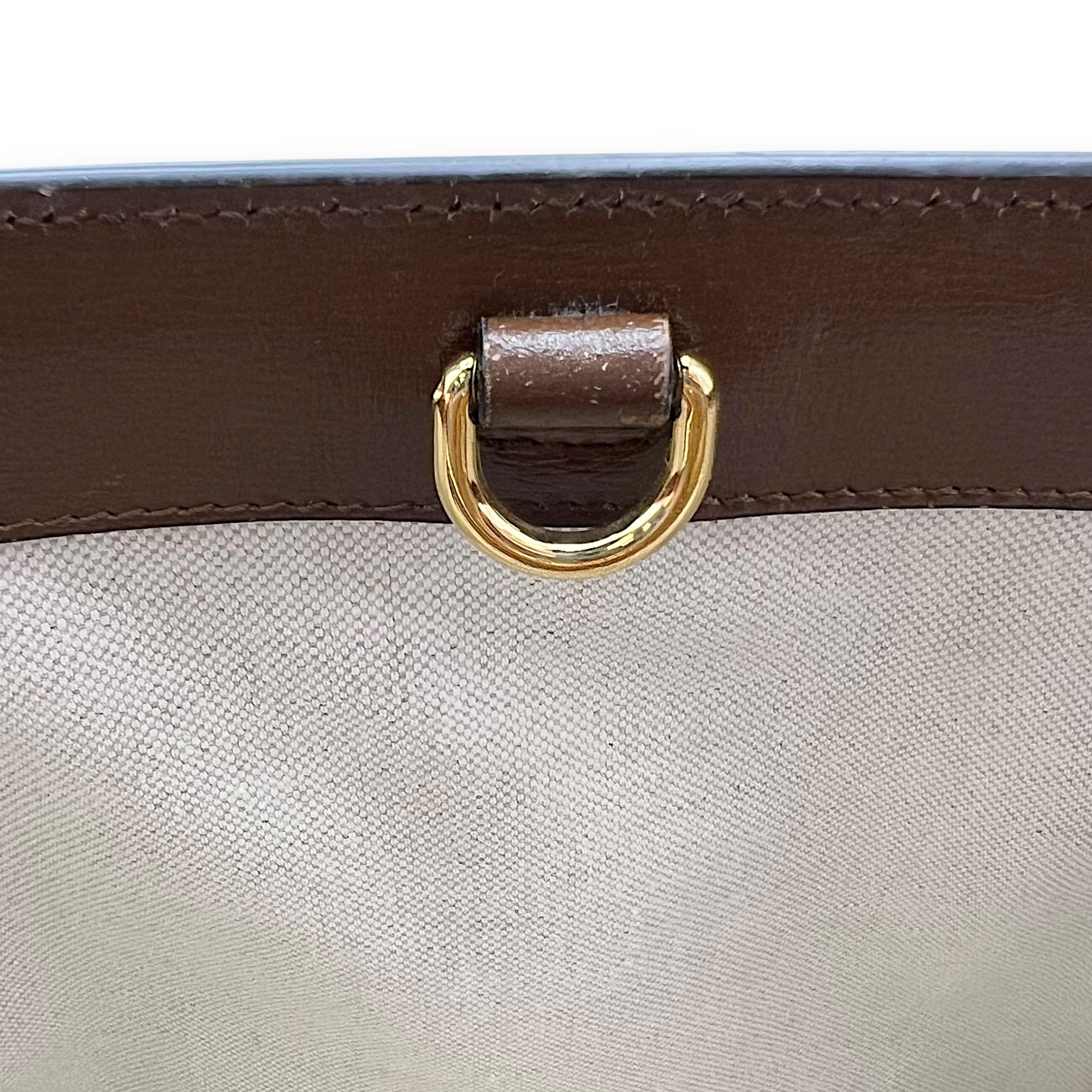 GG Supreme Brown Tote Bag in Interlocking GG Supreme, Gold hardware