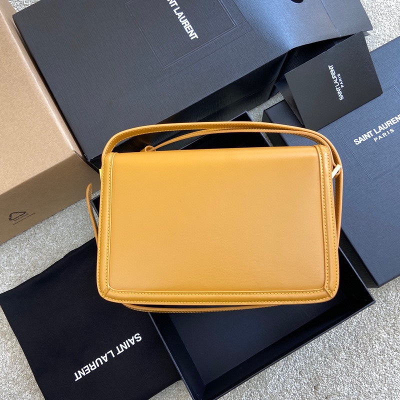 YSL Solferino Medium Satchel In Box Leather