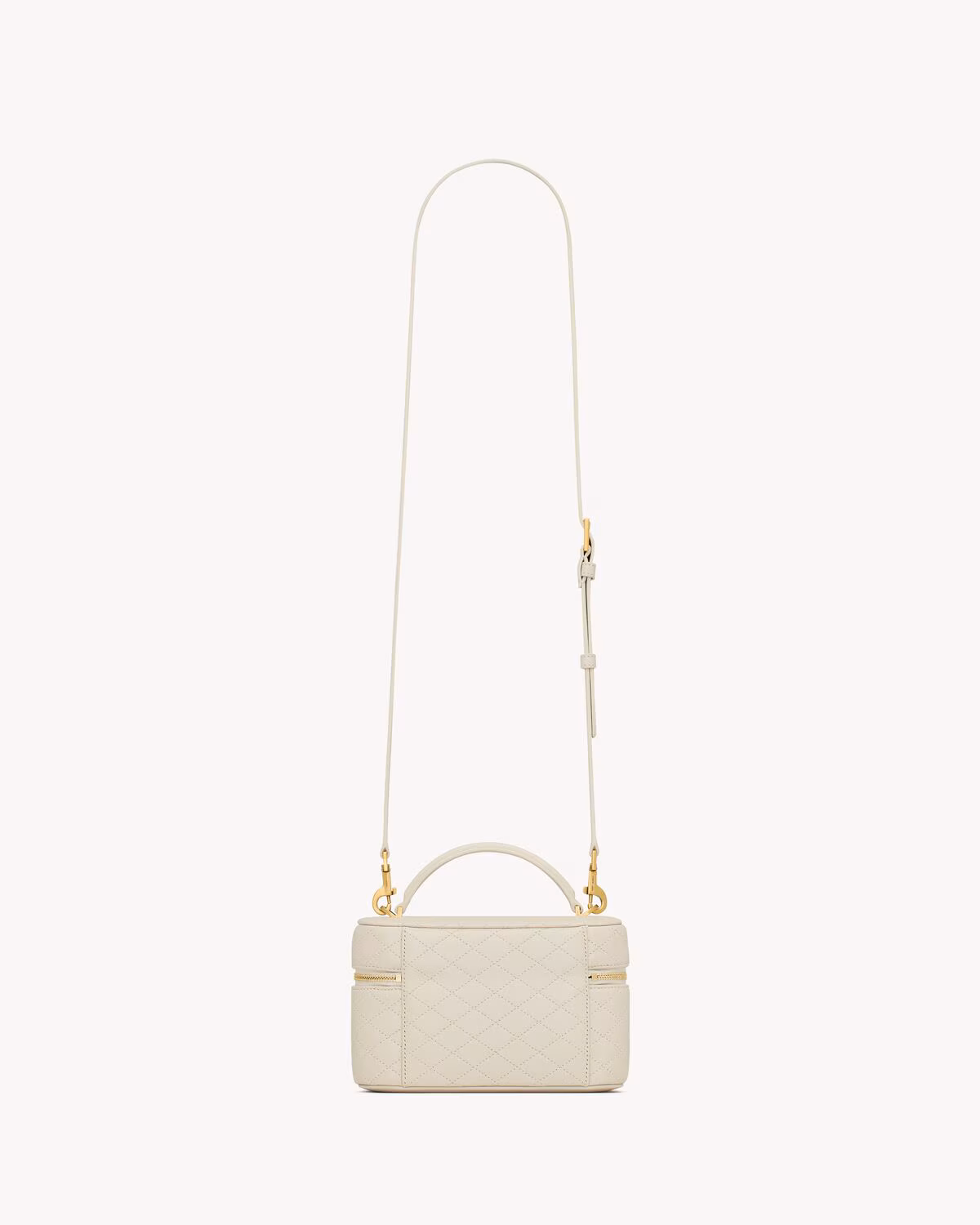 YSL GABY vanity bag in lambskin-BLANC VINTAGE
