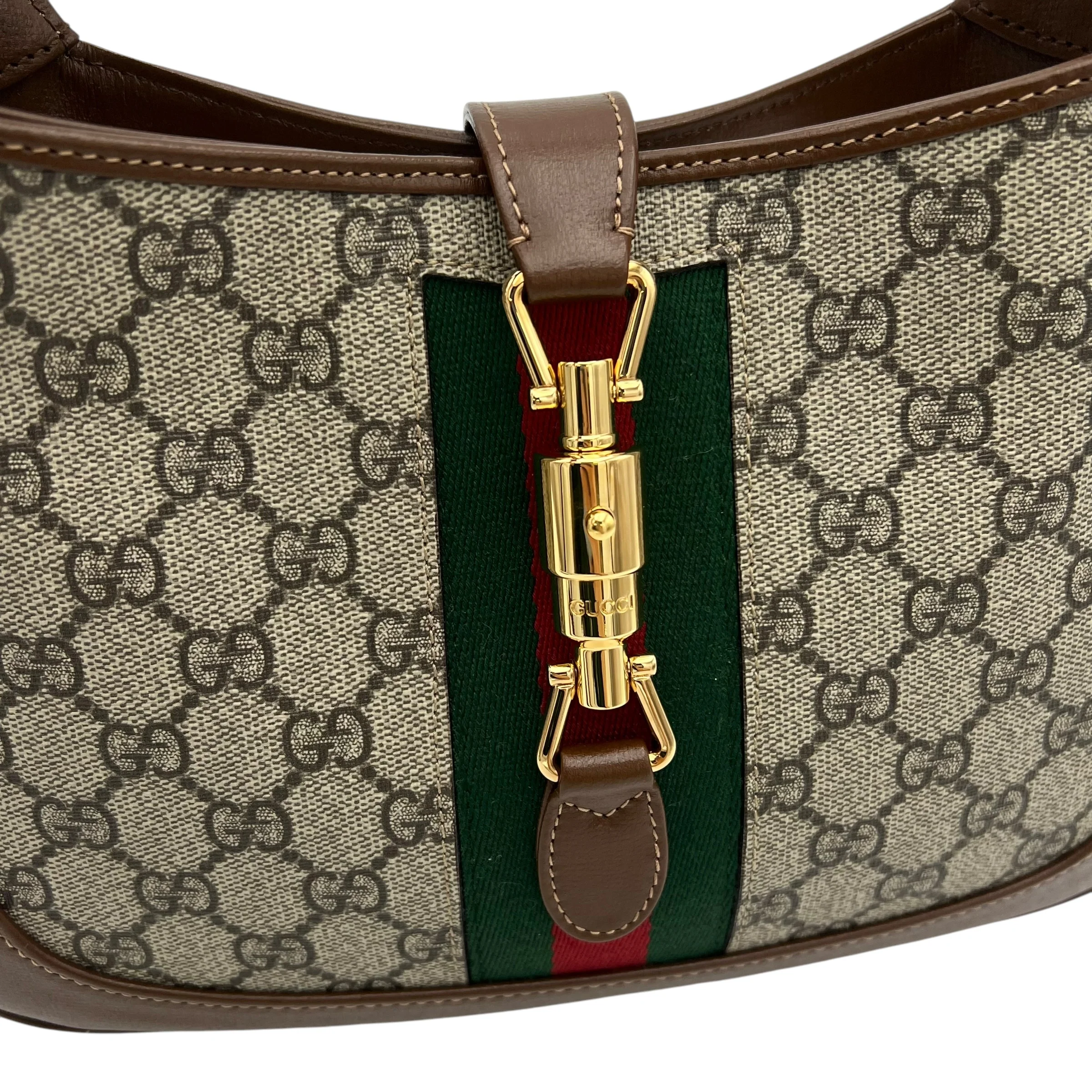 Jackie 1961 Top Handle Bag Beige in Coated Canvas, Gold hardware