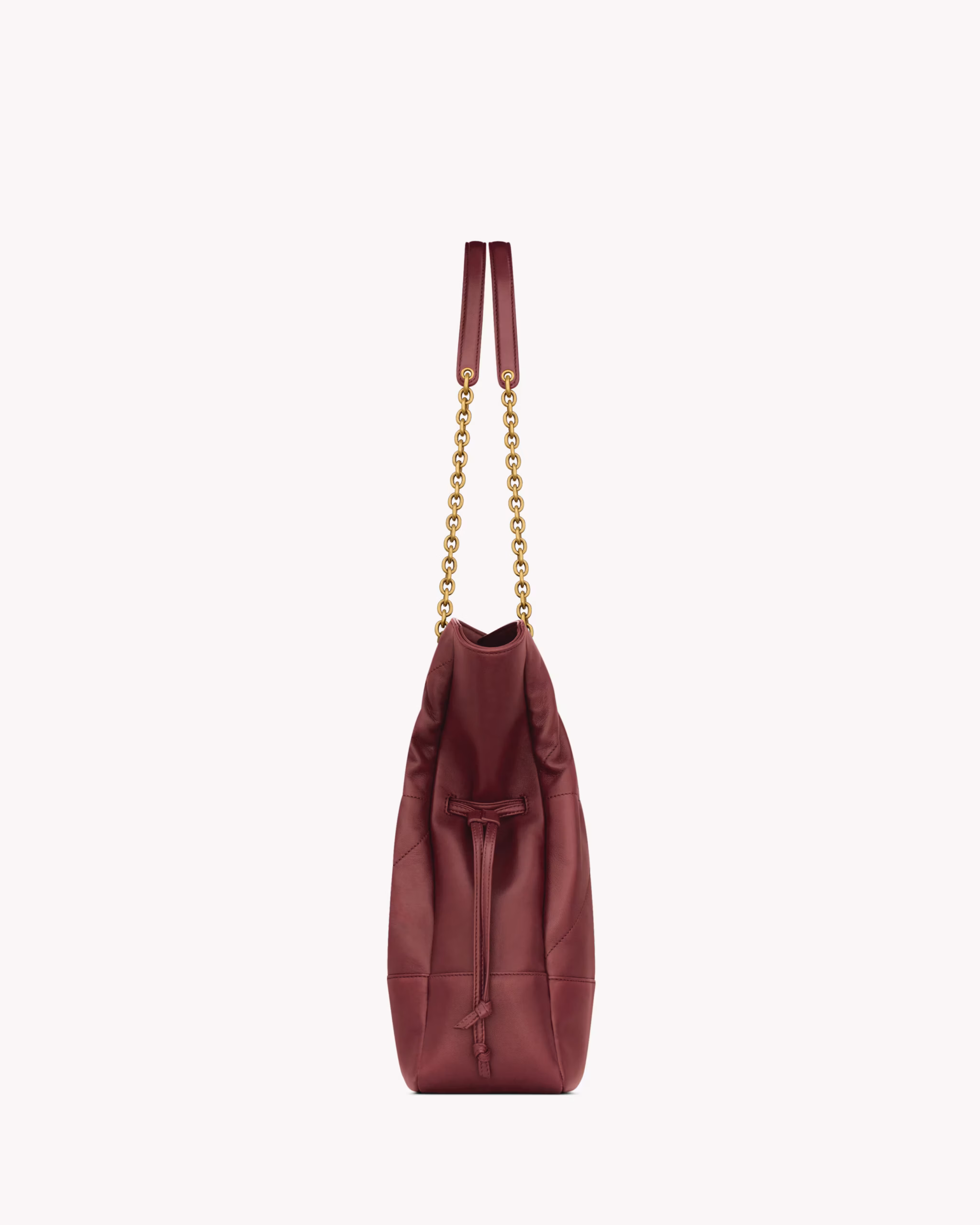 YSL JAMIE SHOPPING in lambskin-BORDEAUX