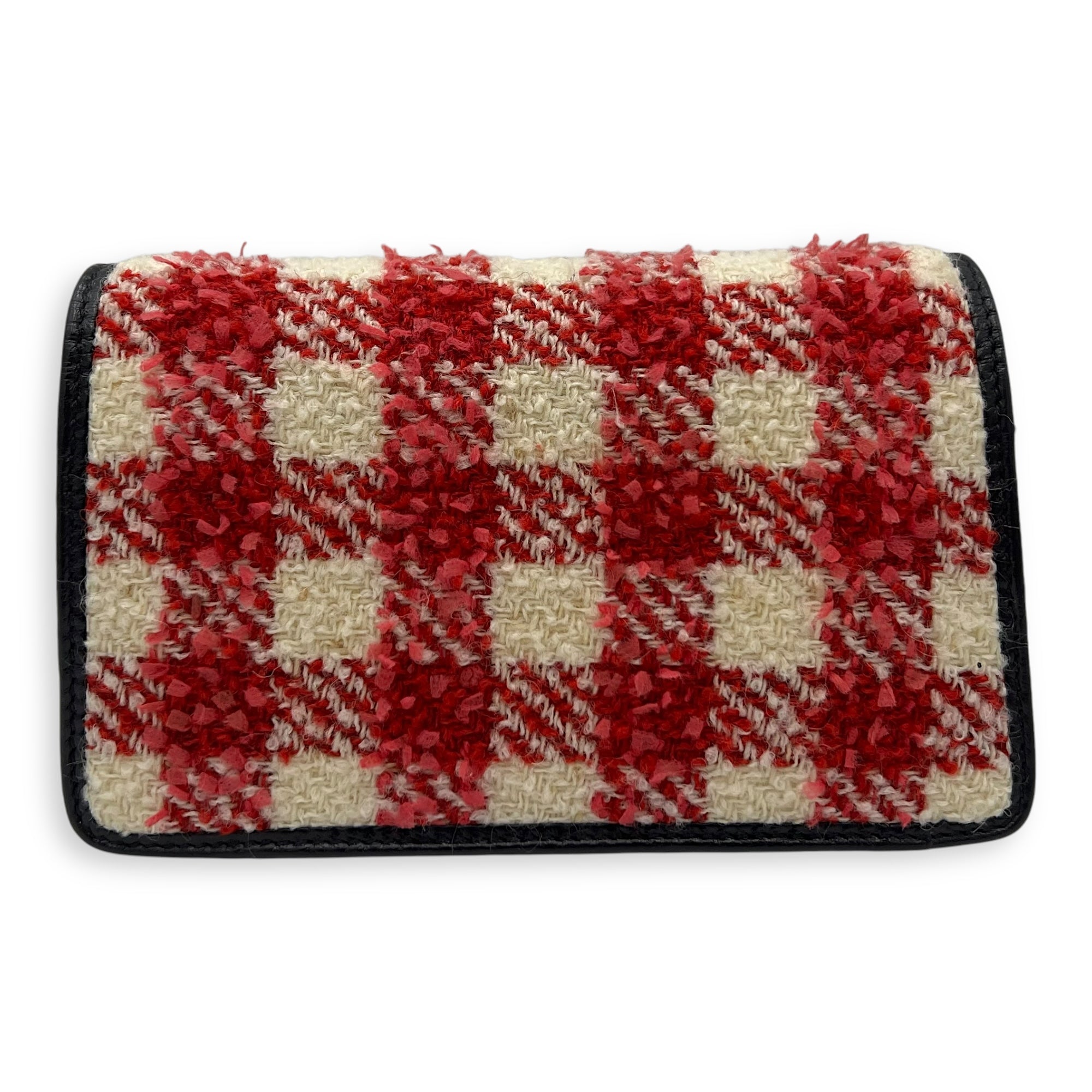 Dionysus Super Mini Red Crossbody Bag in Tweed, Ruthenium hardware