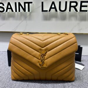 YSL Loulou Medium Chain Bag In Y Leather
