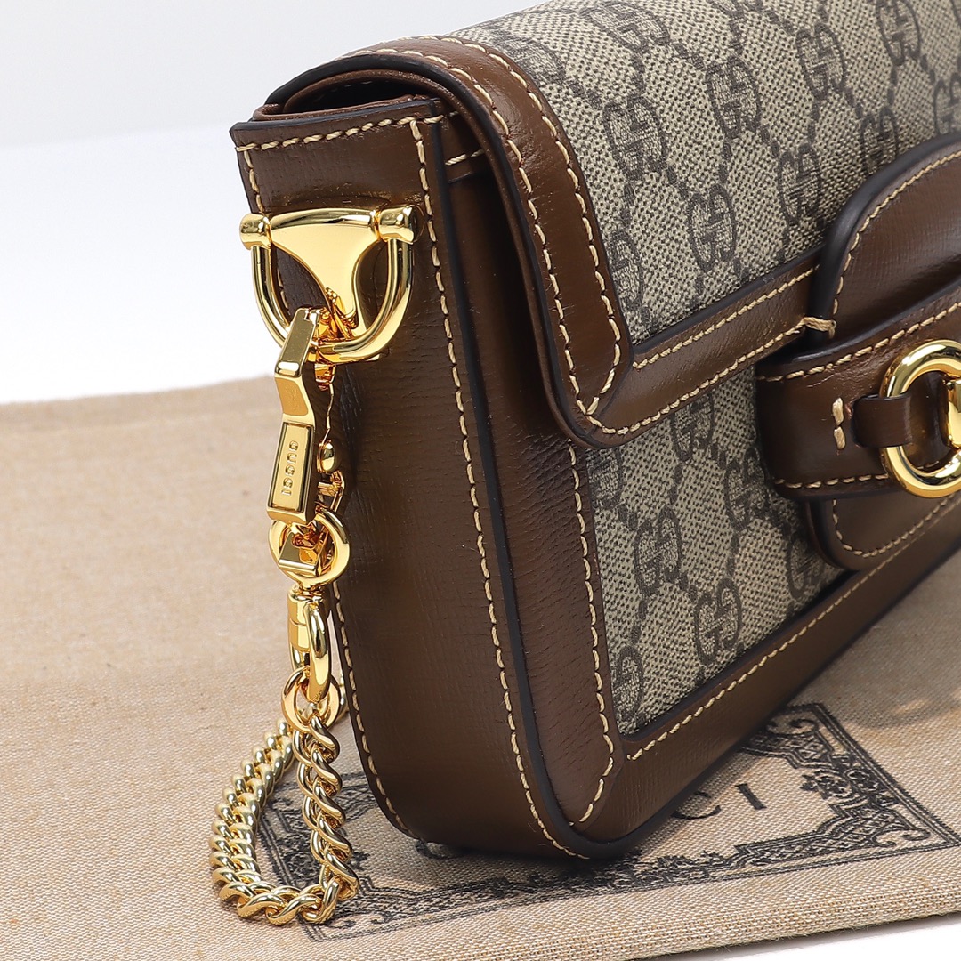 Gucci Horsebit 1955 small shoulder bag Beige - Bag