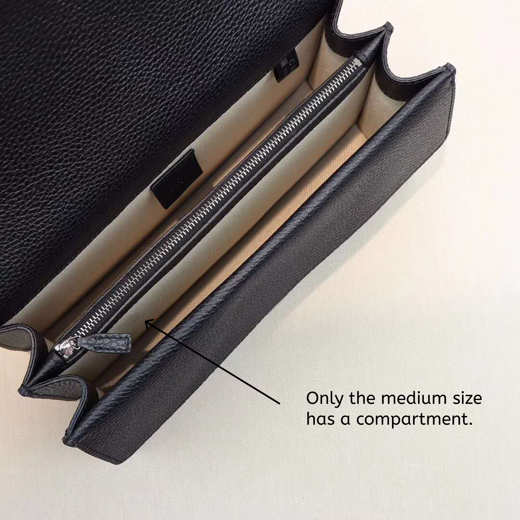 Gucci DIONYSUS Black Leather Shoulder Bag