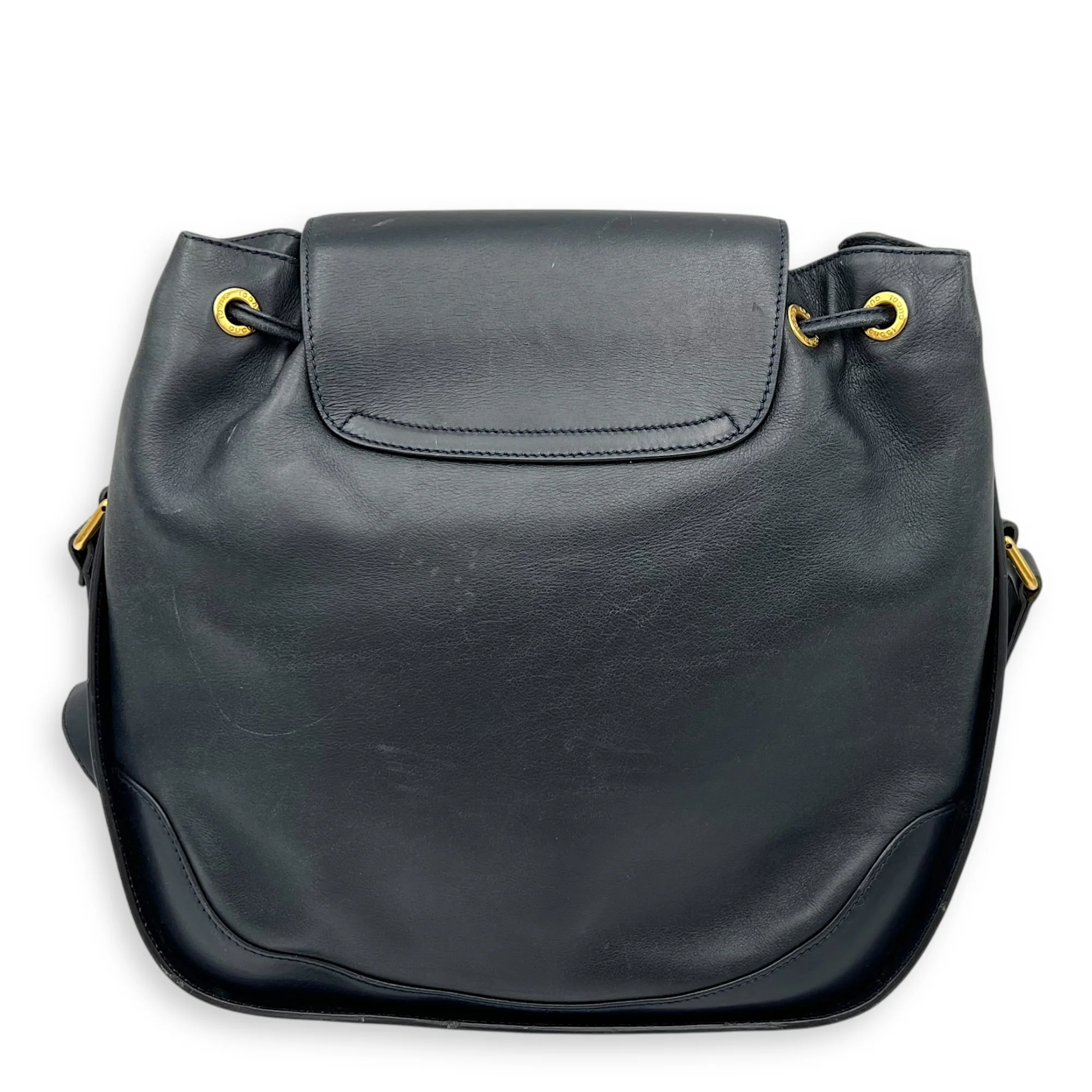 Bamboo Shoulder Bag Blue in Calfskin